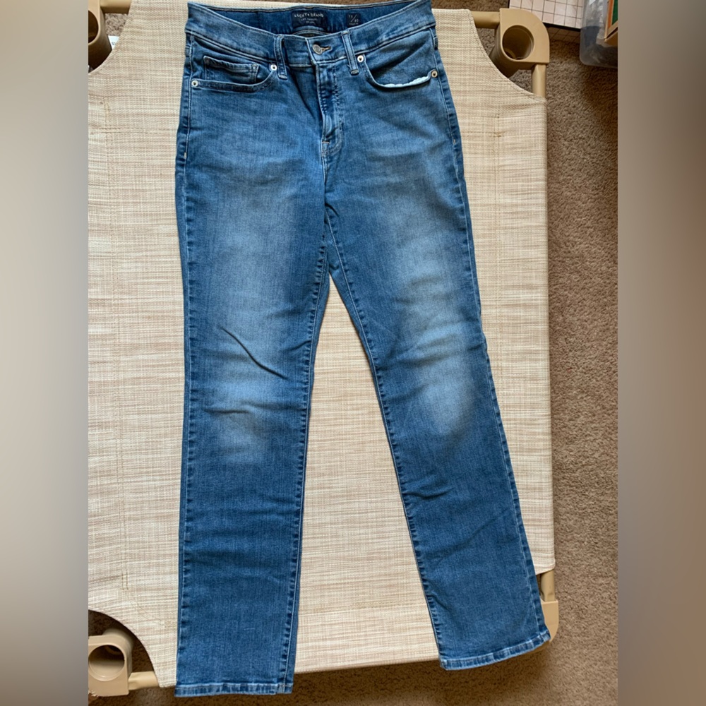 Lucky sweet straight stretch jeans women’s size 10